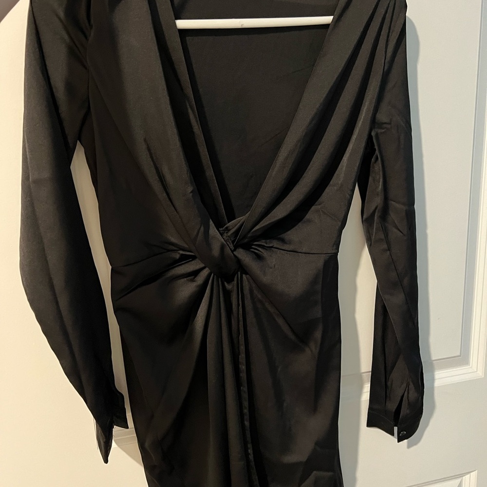 Little black dress.